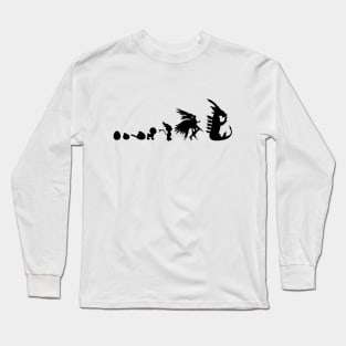 Tailmon evolution Long Sleeve T-Shirt